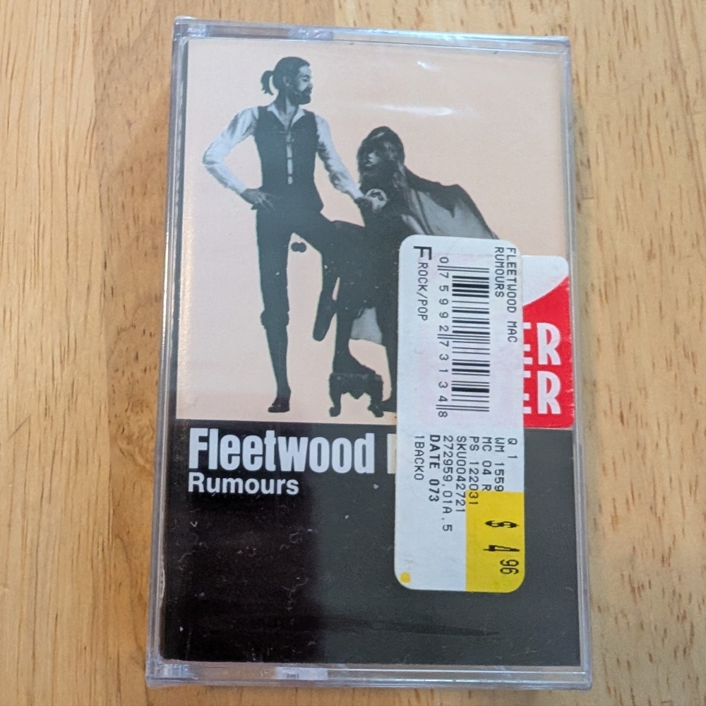 Unopened Fleetwood Mac Rumours cassette